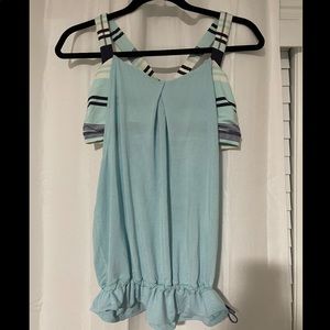 Super cute blue LULU LEMON tank!